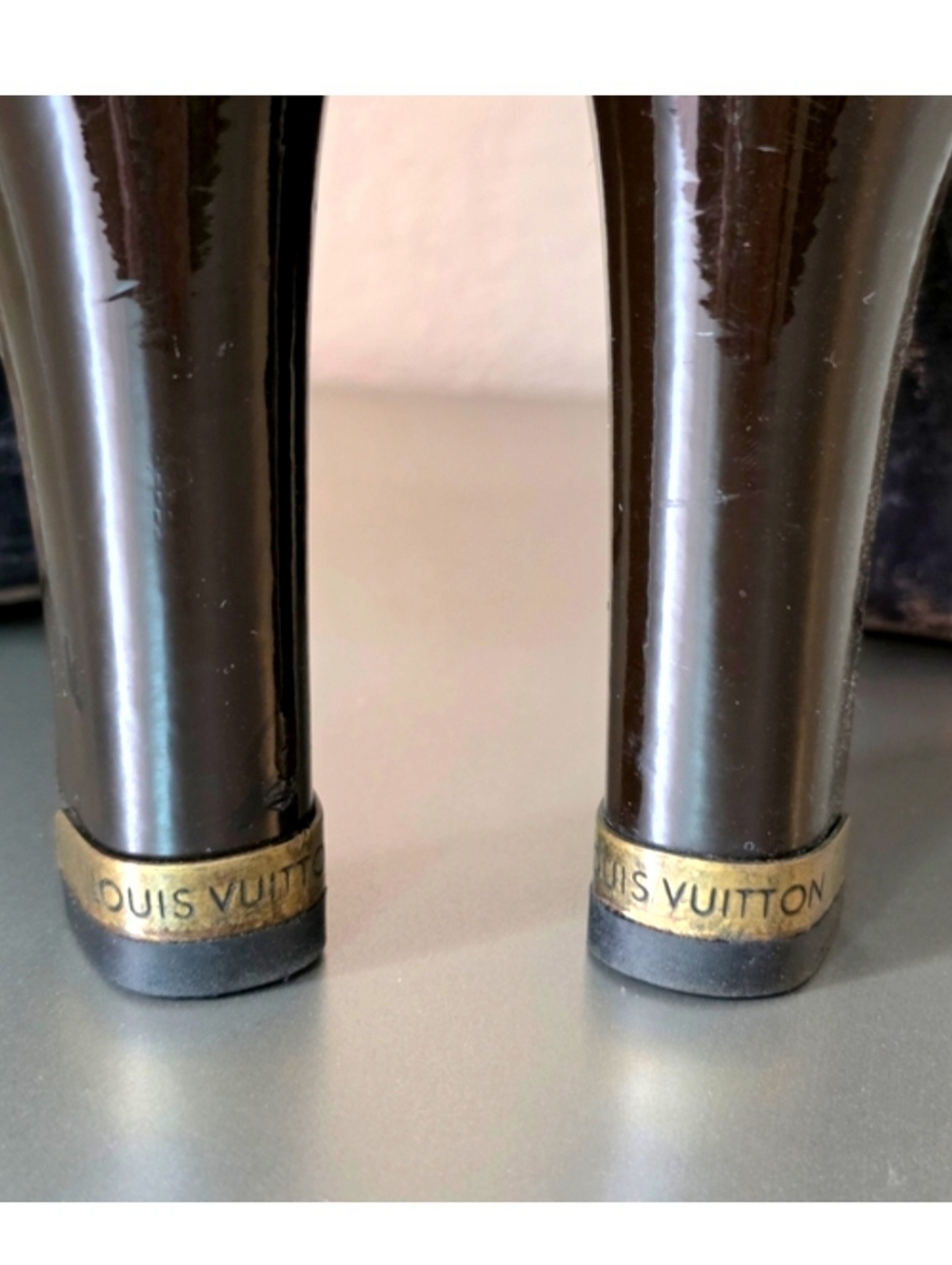 Louis Vuitton Monogram Canvas Patent Leather Knee-high Boots - EU 38.5 / US 8 - Picture 13 of 16